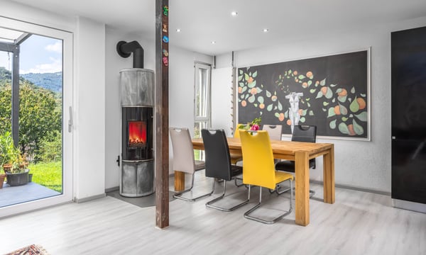 CASA A SCHIERA DI 1.5 LOCALI CON GIARDINO A PONTE CAPRIASCA 4