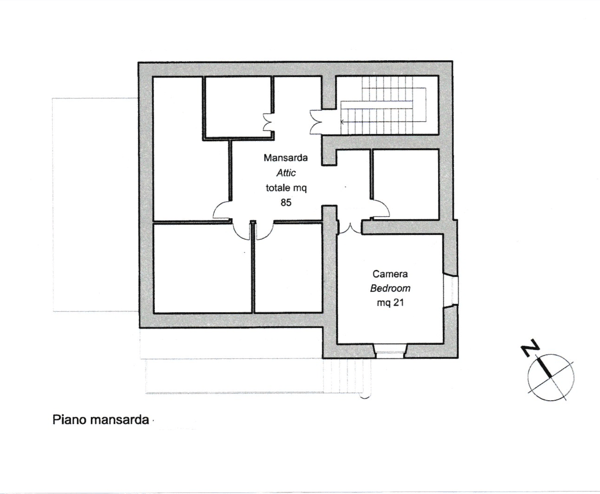 VILLA LIBERTY DEL 1911 CON TERRENO EDIFICABILE A TESSERETE 12