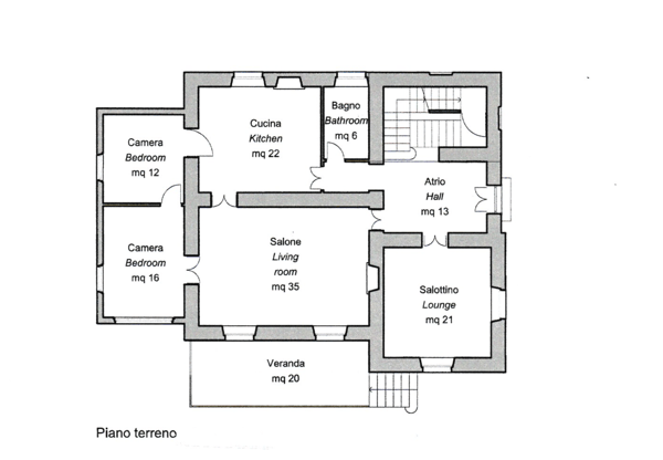 VILLA LIBERTY DEL 1911 CON TERRENO EDIFICABILE A TESSERETE 11
