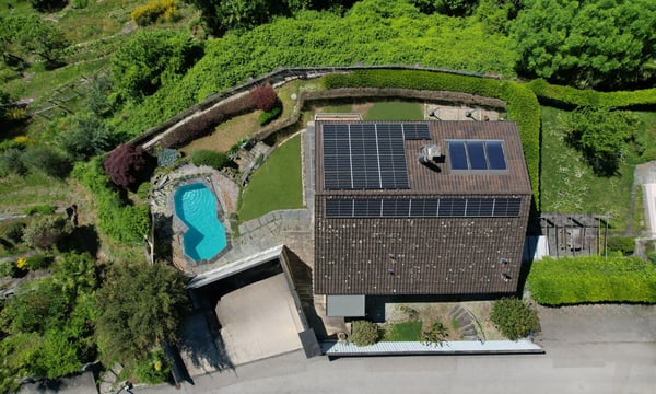 STUPENDA VILLA CON VISTA LAGO PANORAMICA AD AGARONE-CUGNASCO 9