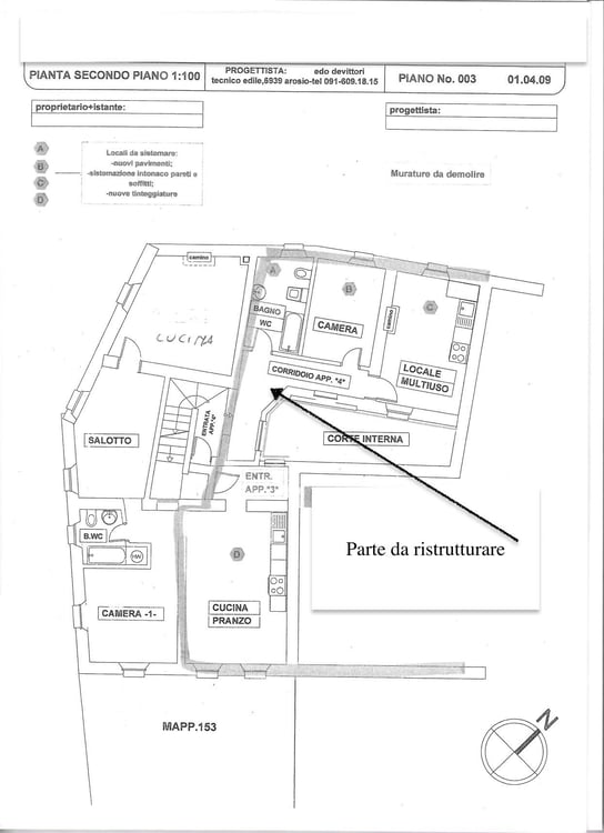 CASA DI NUCLEO SU 4 LIVELLI NEL CUORE STORICO DI NOVAGGIO 12