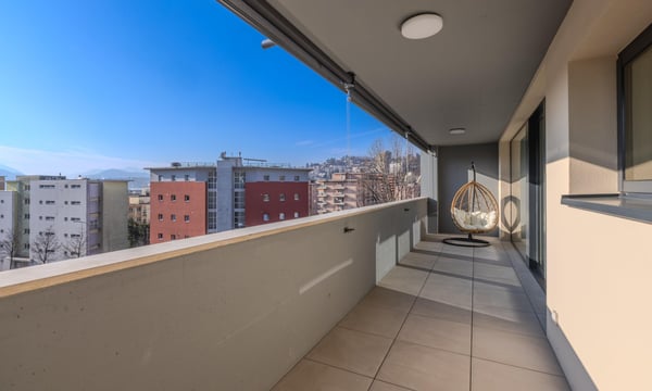 NUOVO E LUMINOSO 1.5 LOCALI CON TERRAZZA A PREGASSONA 2