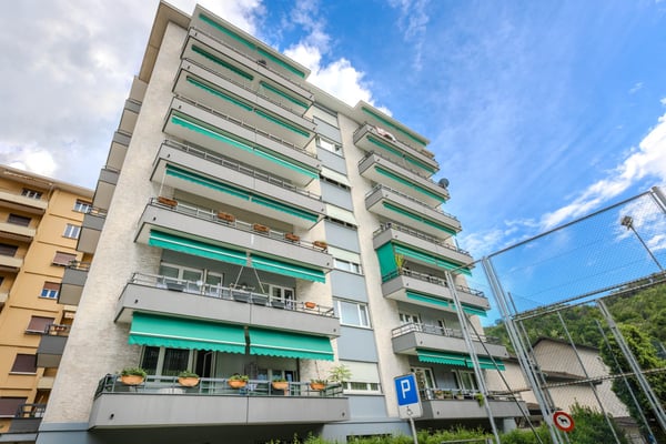 ATTICO 1.5 LOC. CON BALCONI E MERAVIGLIOSA VISTA A CHIASSO 9