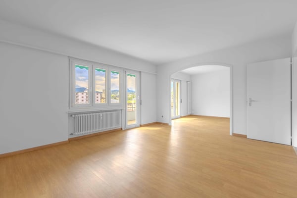 ATTICO 1.5 LOC. CON BALCONI E MERAVIGLIOSA VISTA A CHIASSO 1