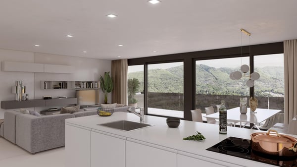 NUOVO 1.5 LOCALI ALTO STANDING VISTA LAGO A LUGANO MASSAGNO 3