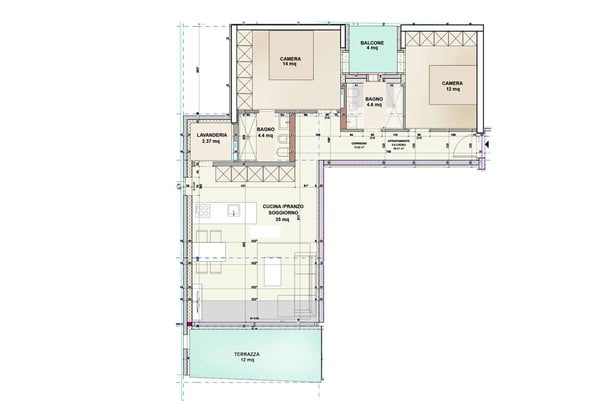 NUOVO 1.5 LOCALI ALTO STANDING VISTA LAGO A LUGANO MASSAGNO 10