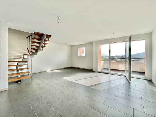 AFFITTASI STUPENDO 1.5 LOCALI DUPLEX CON TERRAZZA A STABIO 3