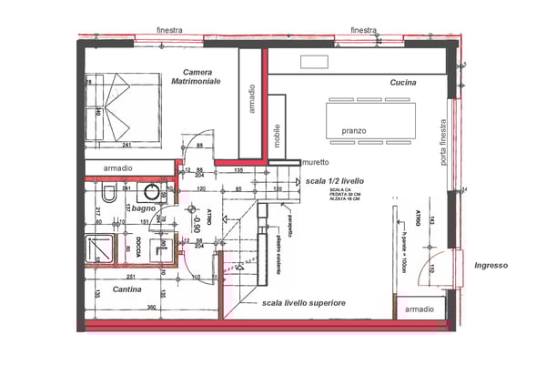 LUMINOSO DUPLEX 1.5 LOCALI CON AMPIA AREA ESTERNA A MAGLIASO 10