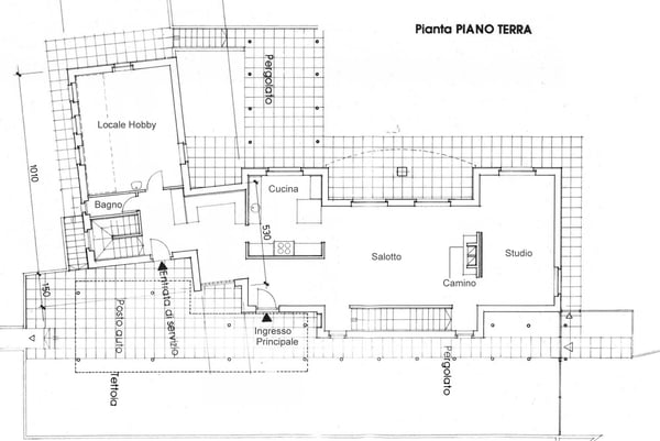 AMPIA VILLA 1.5 LOCALI DI 360 MQ CON GIARDINO A BIOGGIO 9