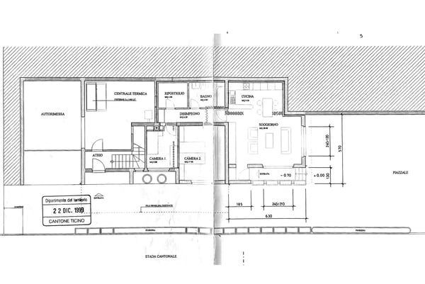 CASA BIFAMILIARE CON TERRENO EDIFICABILE A PONTE CREMENAGA 10