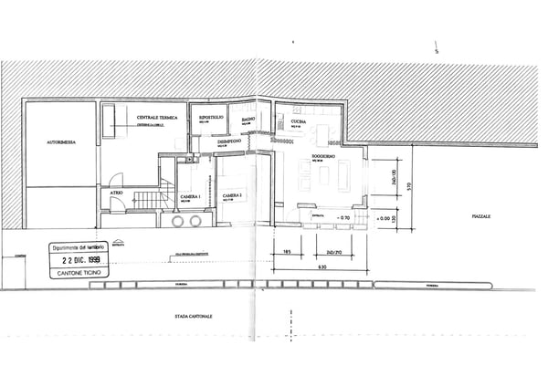 CASA BIFAMILIARE CON TERRENO EDIFICABILE A PONTE CREMENAGA 9