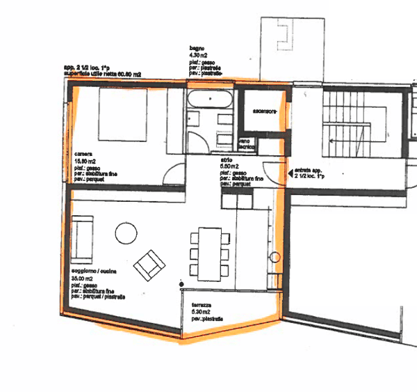 AFFITTASI AMPIO E MODERNO 1.5 LOCALI CON TERRAZZA A MAGLIASO 10