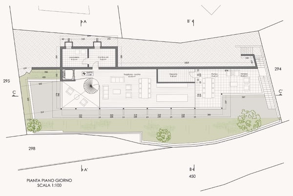 PROGETTO APPROVATO PER CASA BIFAMILIARE VISTA LAGO A NEGGIO 2