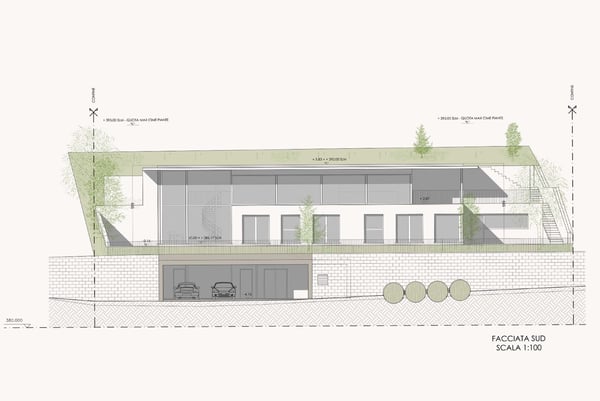 PROGETTO APPROVATO PER CASA BIFAMILIARE VISTA LAGO A NEGGIO 1