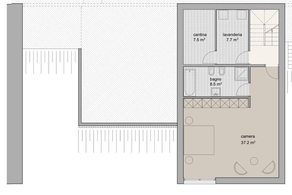 MODERNA VILLA 1.5 LOCALI CON GRANDE GIARDINO A COLLINA D'ORO 11