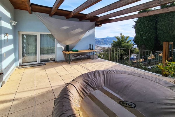 ATTICO DUPLEX 1.5 CON GRANDE TERRAZZA E GIARDINO A BIOGGIO 5