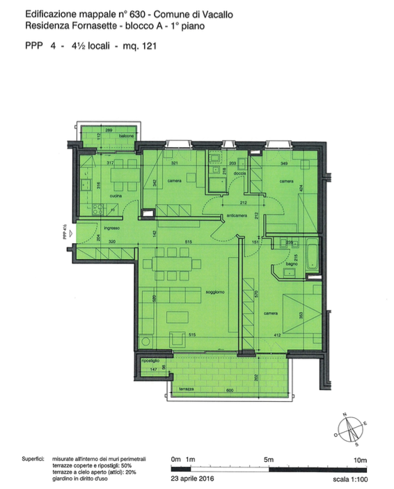 LUMINOSO 1.5 AL 1P CON DUE TERRAZZE E VISTA APERTA A VACALLO 10
