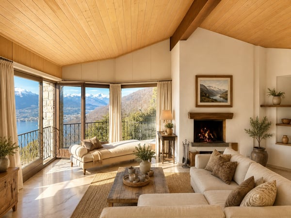 AMPIA CASA 4.5 LOCALI CON SPETTACOLARE VISTA LAGO AD AROGNO 1