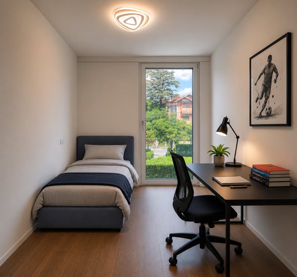 LUMINOSO 3.5 LOCALI CON TERRAZZA E VISTA LAGO A MASSAGNO 6