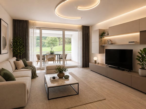 RENT TO BUY - SPLENDIDO 3.5 LOCALI CON TERRAZZA A CARONA 3