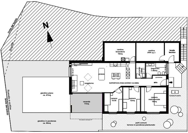 ESCLUSIVO E NUOVO 4.5 LOCALI CON GIARDINO IN CAPRIASCA 8