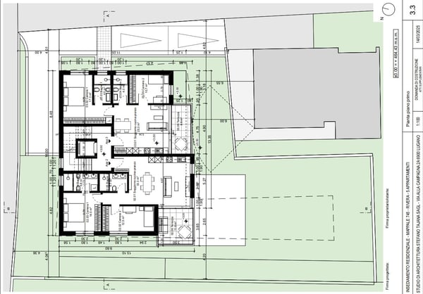 MODERNO 3.5 DI NUOVA EDIFICAZIONE CON TERRAZZA A RIVERA 8