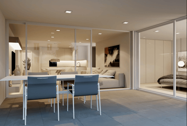 MODERNO 3.5 IN COSTRUZIONE CON AMPIA TERRAZZA A RIVERA 1