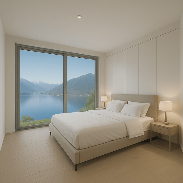 STUPENDA ED ESCLUSIVA VILLA VISTA LAGO 6.5 LOCALI A PUGERNA 6