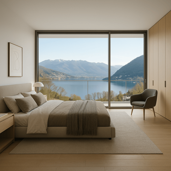 STUPENDA ED ESCLUSIVA VILLA VISTA LAGO 6.5 LOCALI A PUGERNA 8