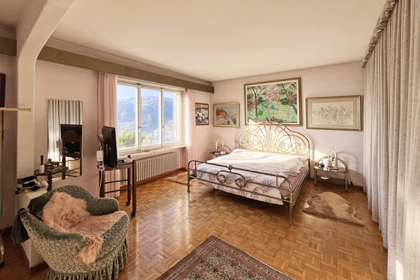 GRANDE VILLA 6.5 CON STUPENDA VISTA LAGO E PISCINA A BISSONE 8