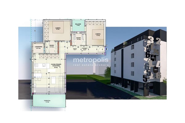 MODERNO 3.5 DI ALTO STANDING CON VISTA LAGO A MASSAGNO 7