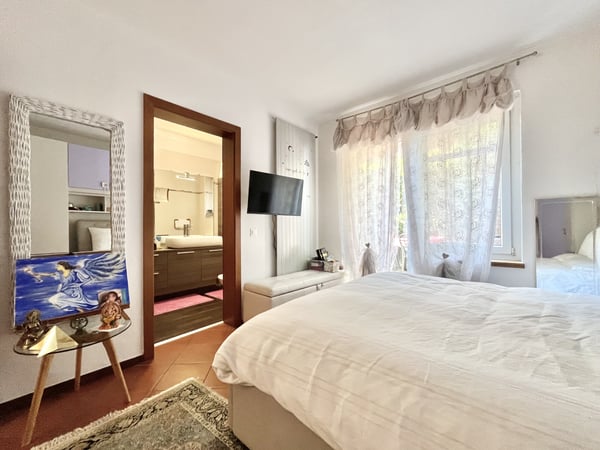 GRAZIOSA CASA BIFAMILIARE 6.5 LOCALI VISTA LAGO A MAROGGIA 6
