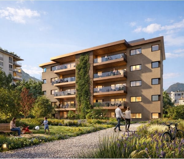 NUOVO 4.5 LOCALI DI LUSSO CON ROOFTOP PRIVATO A PREGASSONA 5