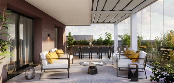 BILOCALE DI DESIGN CON AMPIO TERRAZZO A MILANO 6