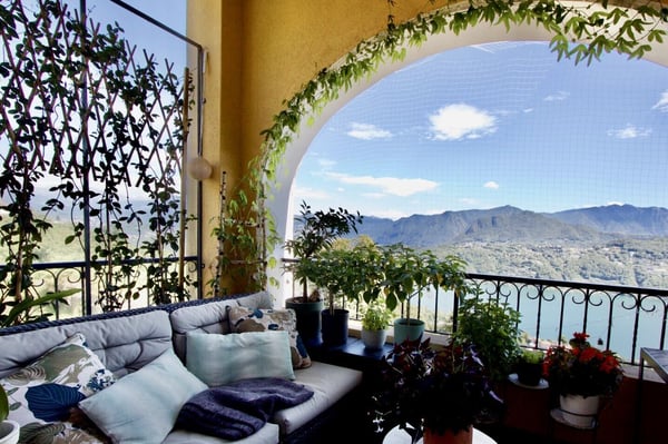 AFFITTASI AMPIO 3.5 LOCALI CON TERRAZZA VISTA LAGO A VERNATE 4