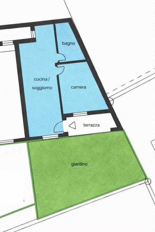 MODERNO 2.5 LOCALI CON PISCINA E GIARDINO PRIVATO A BARBENGO 10