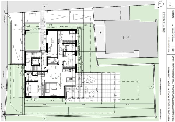 NUOVO 4.5 IN COSTRUZIONE CON 280 MQ DI GIARDINO A RIVERA 6