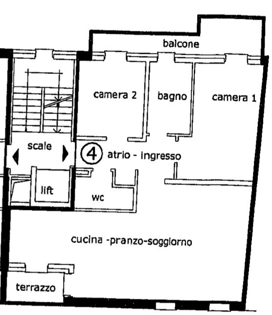 AMPIO E CONFORTEVOLE 3.5 LOCALI CON DUE BALCONI A CHIASSO 11