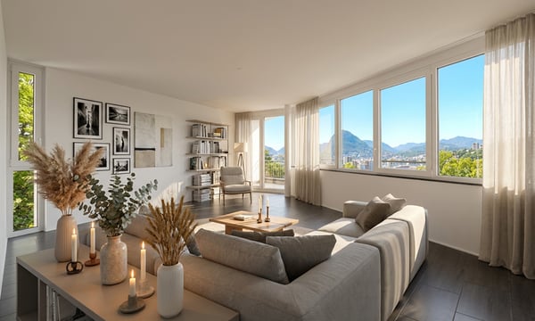 ESCLUSIVA VILLA 5.5 LOCALI VISTA LAGO CON PISCINA A CANOBBIO 5