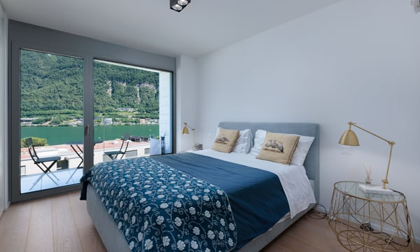 MERAVIGLIOSO 3.5 CON TERRAZZA VISTA LAGO A RIVA SAN VITALE 6