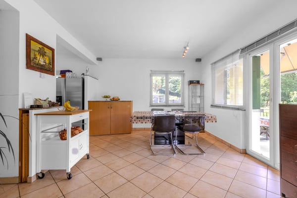SPAZIOSA VILLA BIFAMILIARE 6.5 CON GIARDINO A CARABBIA 9