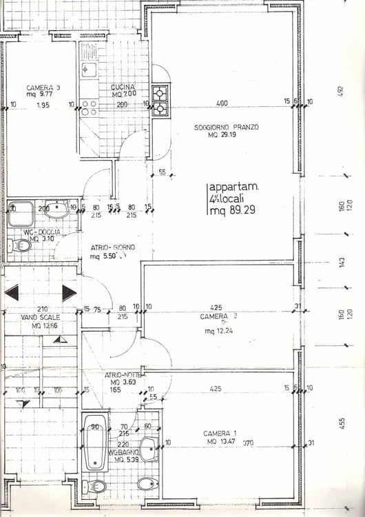 ATTICO DUPLEX MANSARDATO 5.5 LOCALI CON PISCINA A COMANO 10