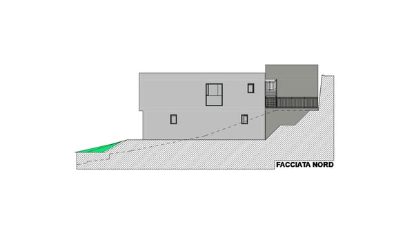 PROGETTO APPROVATO PER UNA MODERNA VILLA 4.5 LOCALI A GNOSCA 4