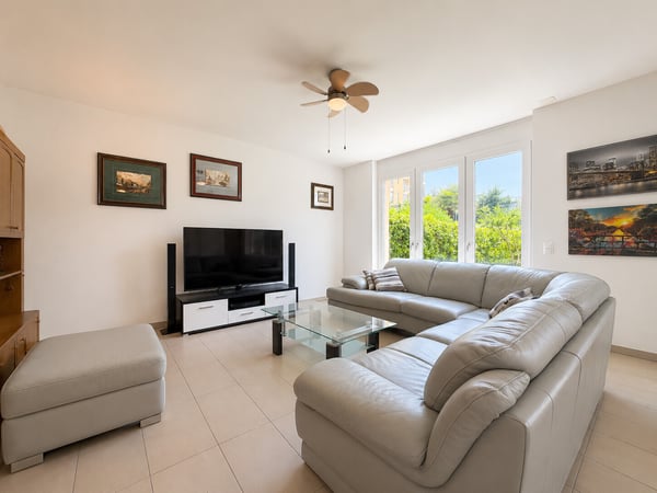 MODERNO 3.5 CON 2 GIARDINI, PISCINA E PALESTRA A PREGASSONA 3
