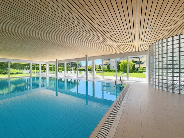 MODERNO 3.5 CON 2 GIARDINI, PISCINA E PALESTRA A PREGASSONA 1