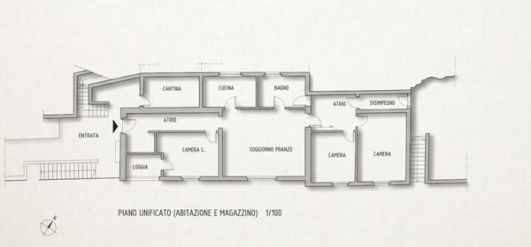 GRANDE CASA 4.5 LOCALI DA RISTRUTTURARE AD ARANNO 11