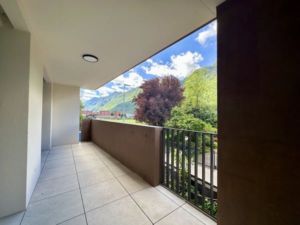NUOVO E MODERNO 2.5 LOCALI CON AMPIA TERRAZZA A BIASCA 2