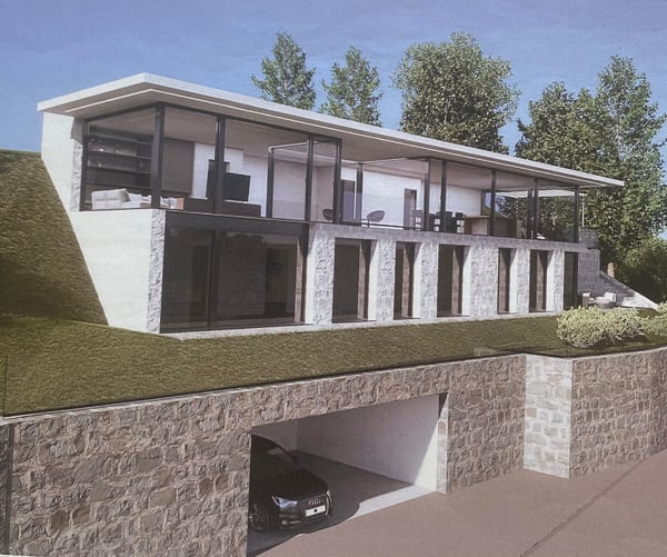 TERRENO CON VISTA LAGO E PROGETTO PER UNA VILLA A NEGGIO 6