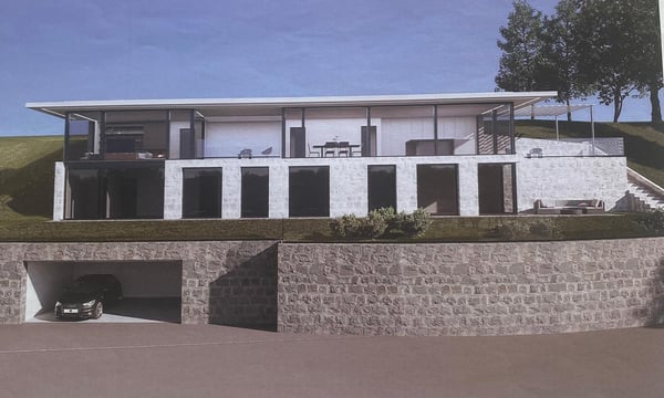 TERRENO CON VISTA LAGO E PROGETTO PER UNA VILLA A NEGGIO 8