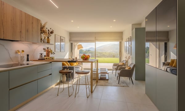 MODERNO E AMPIO 2.5 CON GIARDINO PRIVATO A PONTE CAPRIASCA 1